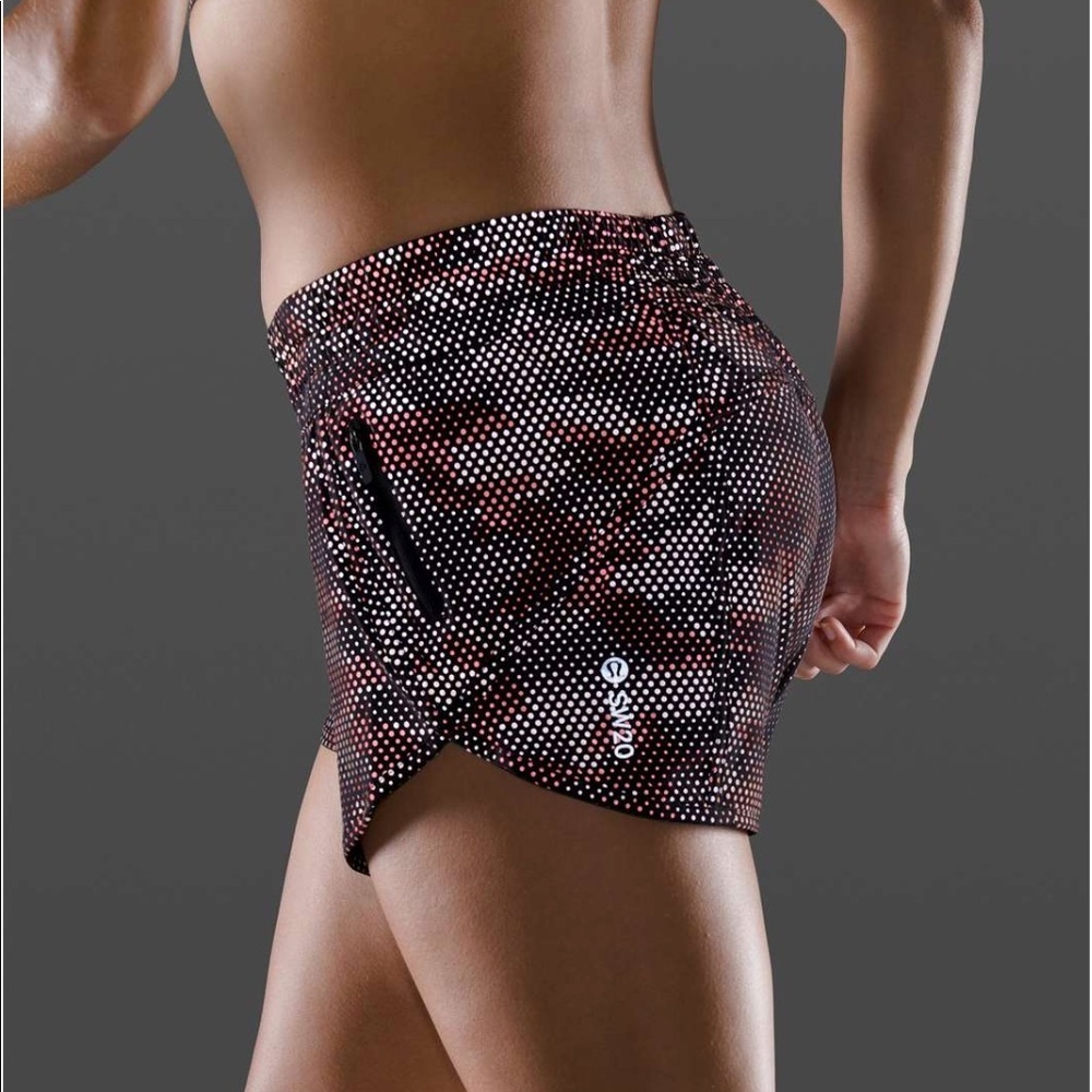 Lululemon Tracker Short V Reflective *SeaWheeze in High Tempo Camo Orange - Picture 2 of 7